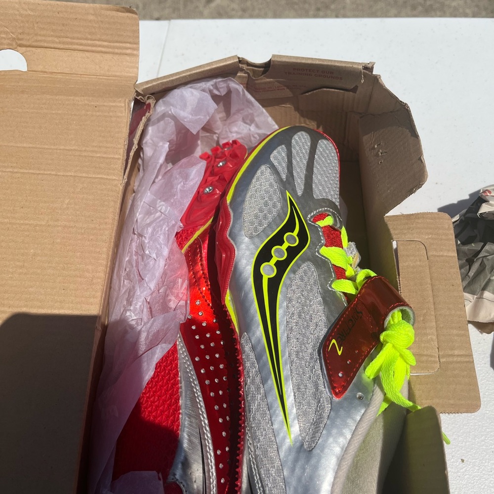 Brand new track shoes still in box